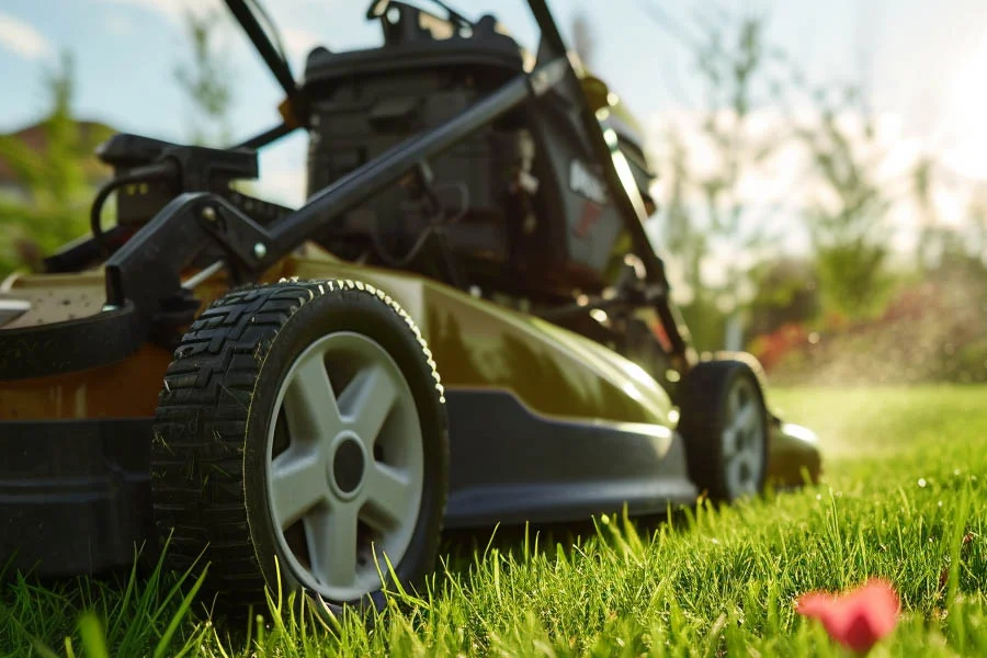 lightweight electric lawn mower