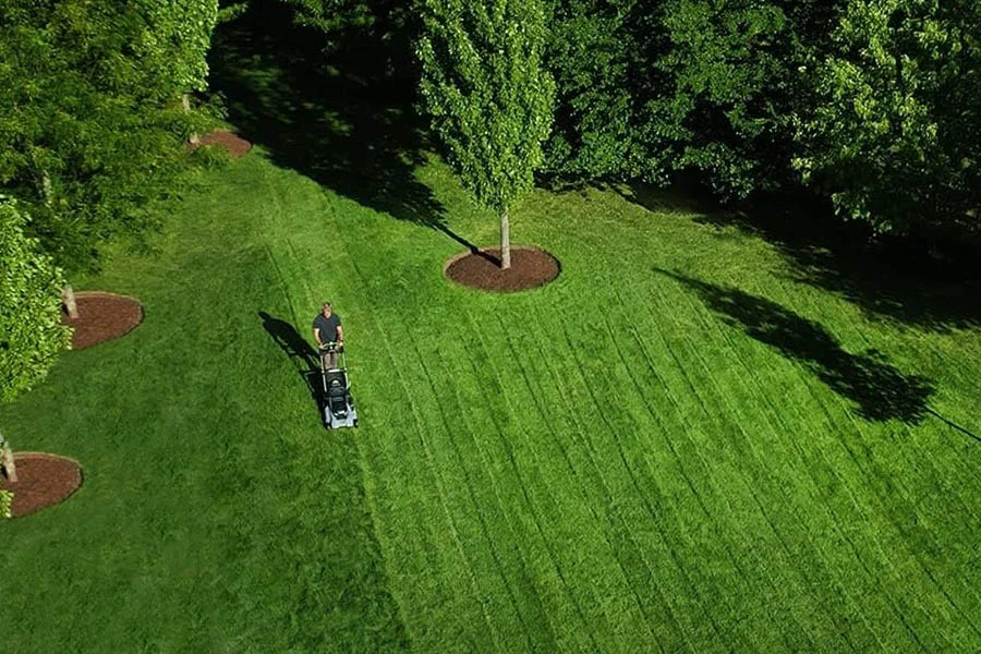 lightweight electric lawn mower